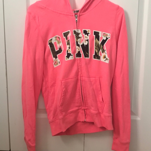 PINK Victoria's Secret Jackets & Blazers - PINK zip up jacket with hood